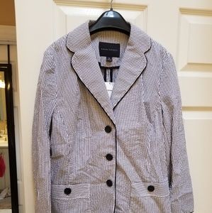 NWT tall 8 seersucker blazer